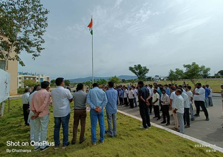 independance day celebration at SBMCH & RI, New Airport Road, Renigunta, Tirupati